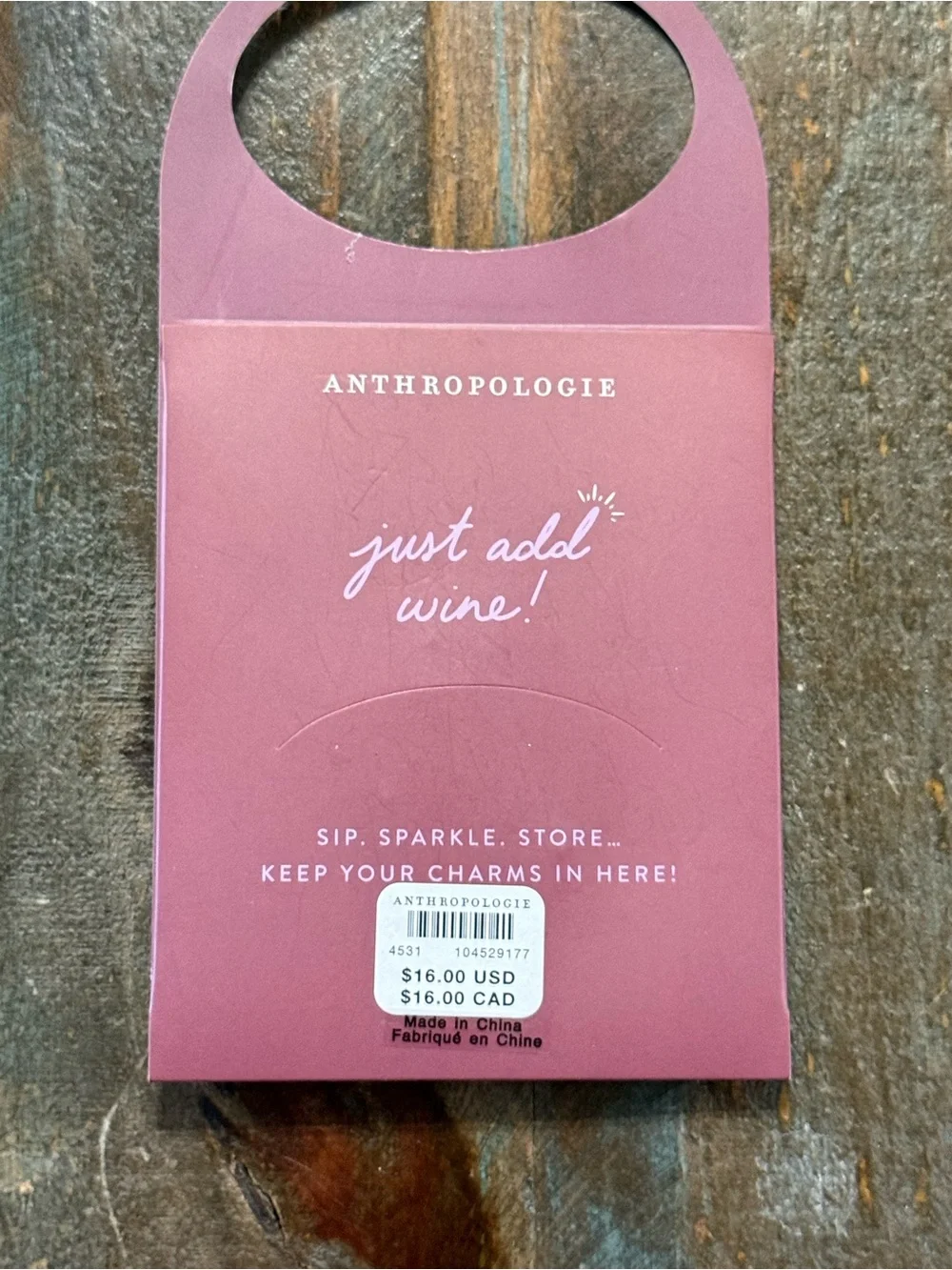 Anthropologie Western Cowboy Boot + Horseshoe Cocktail Wine Charms NWT